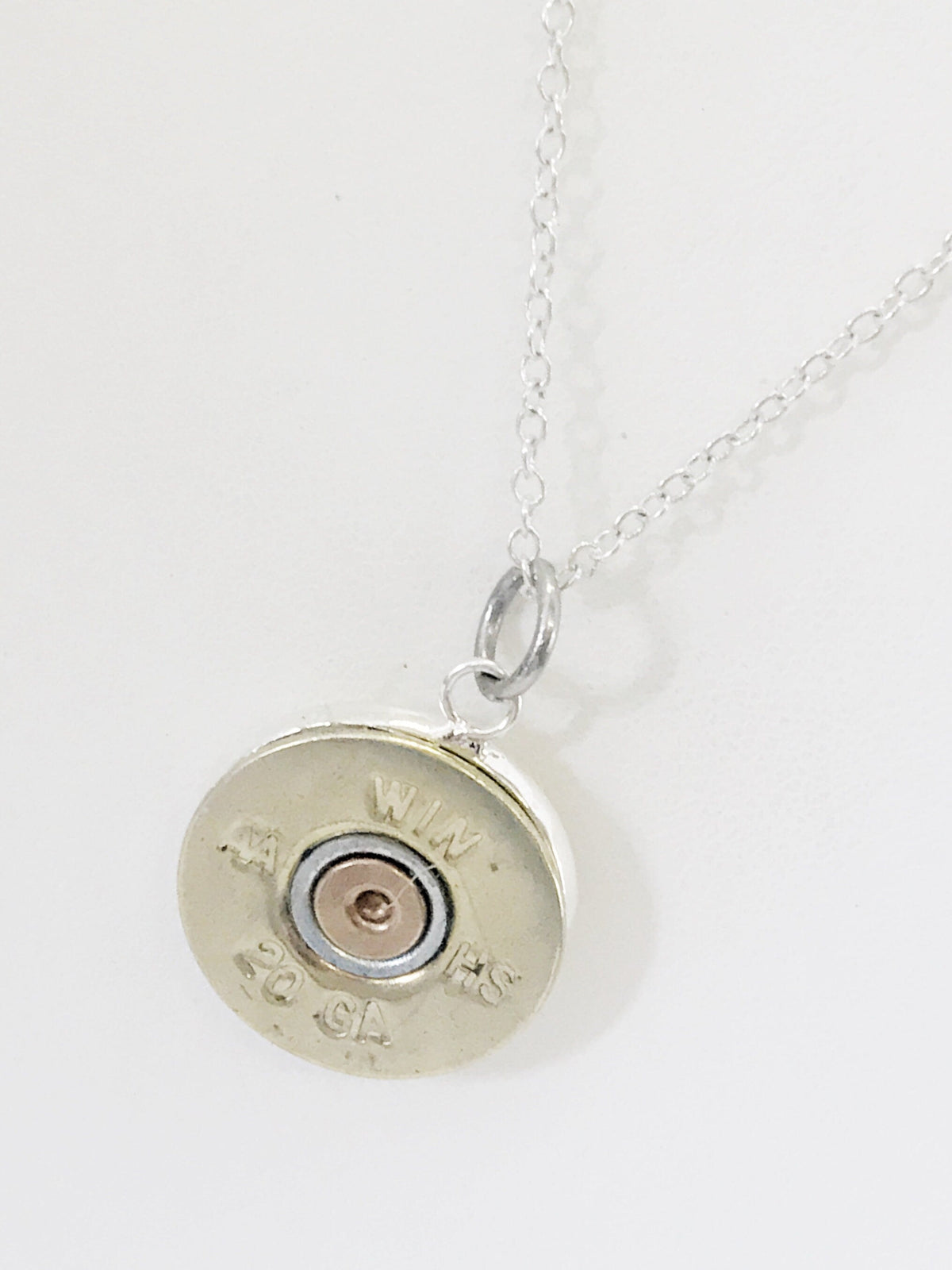 Shotgun Shell Necklace, Shotgun Shell Jewelry, Shotgun Shell Pendant Necklace, Shooting Sports Gifts, Southwest Style Jewelry