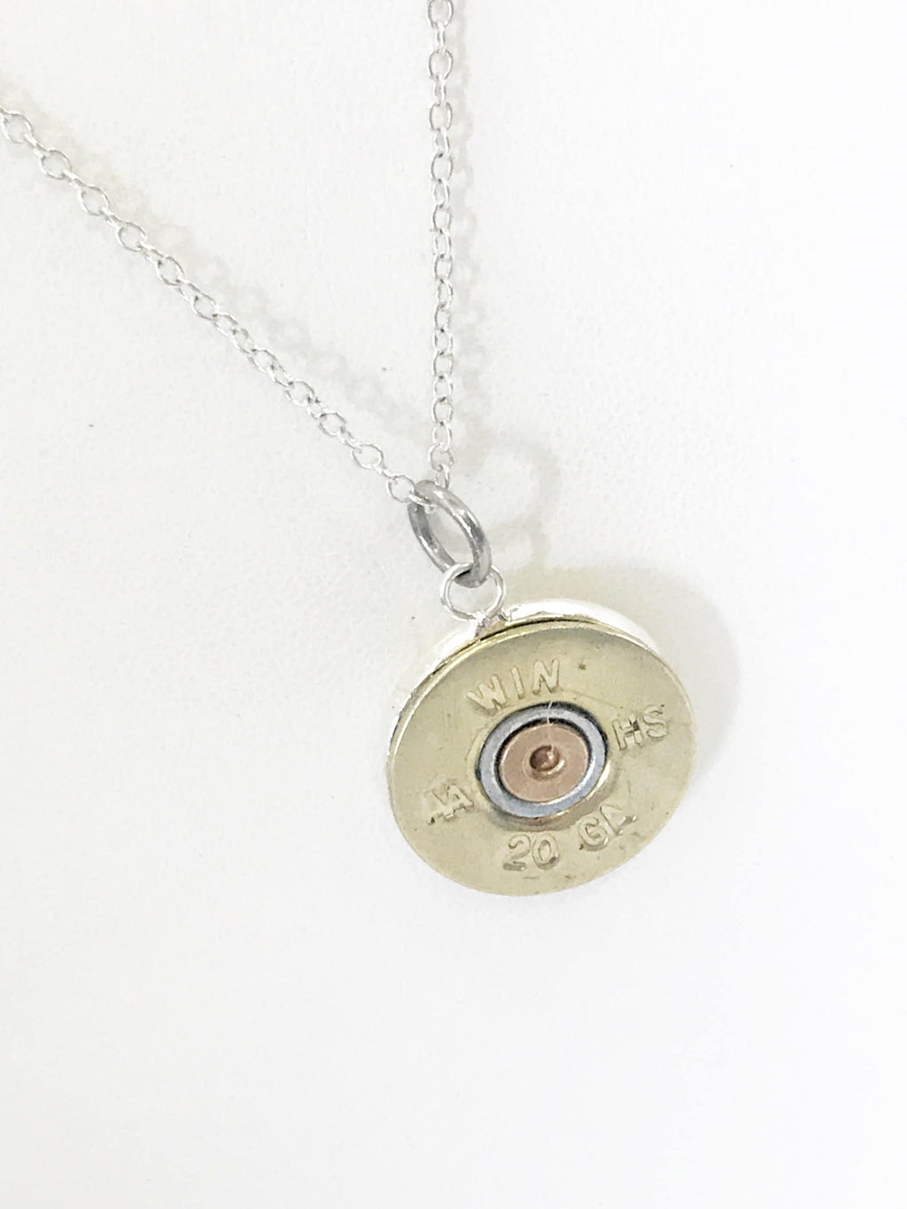 Shotgun Shell Necklace, Shotgun Shell Jewelry, Shotgun Shell Pendant Necklace, Shooting Sports Gifts, Southwest Style Jewelry