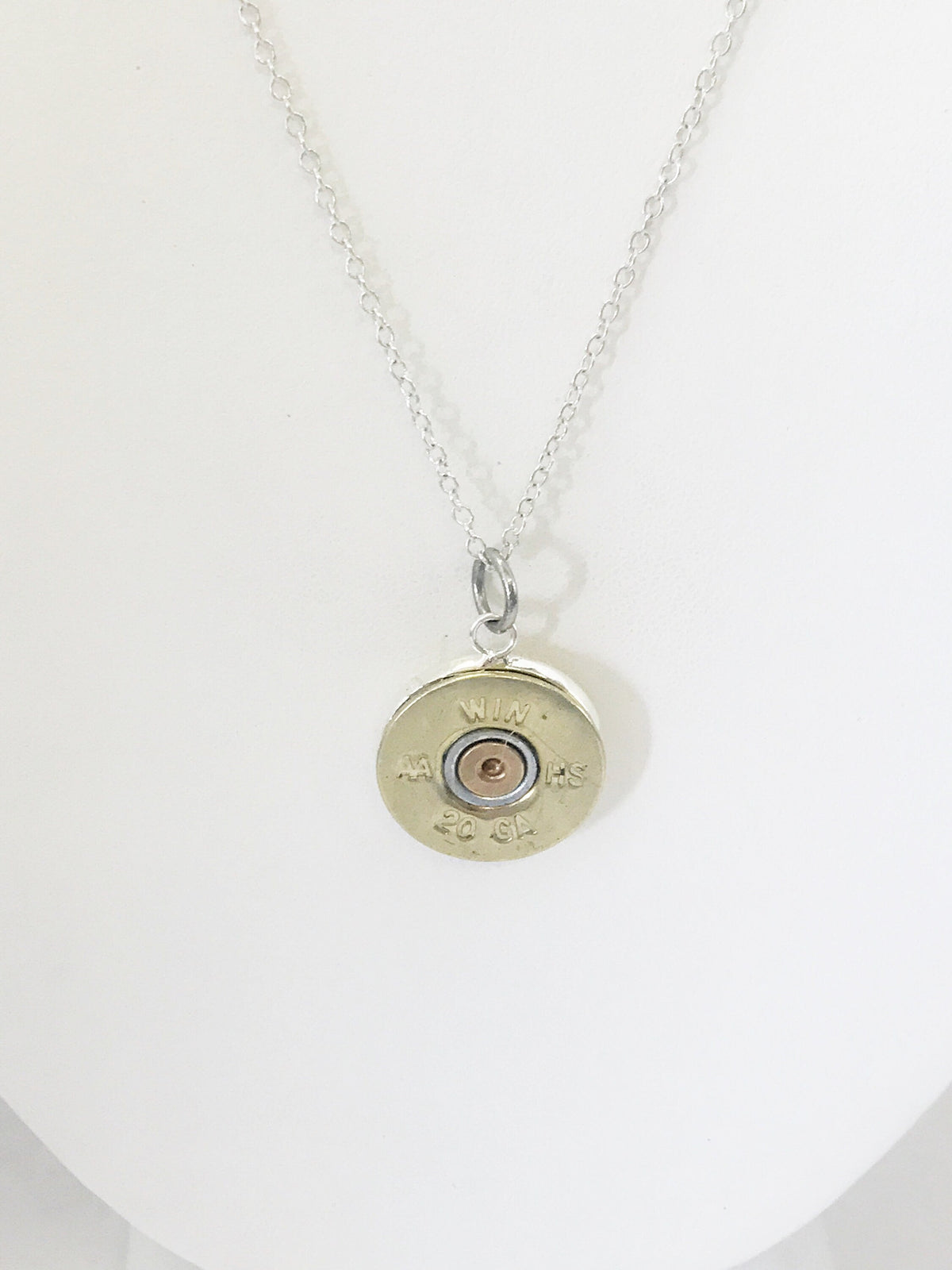 Shotgun Shell Necklace, Shotgun Shell Jewelry, Shotgun Shell Pendant Necklace, Shooting Sports Gifts, Southwest Style Jewelry