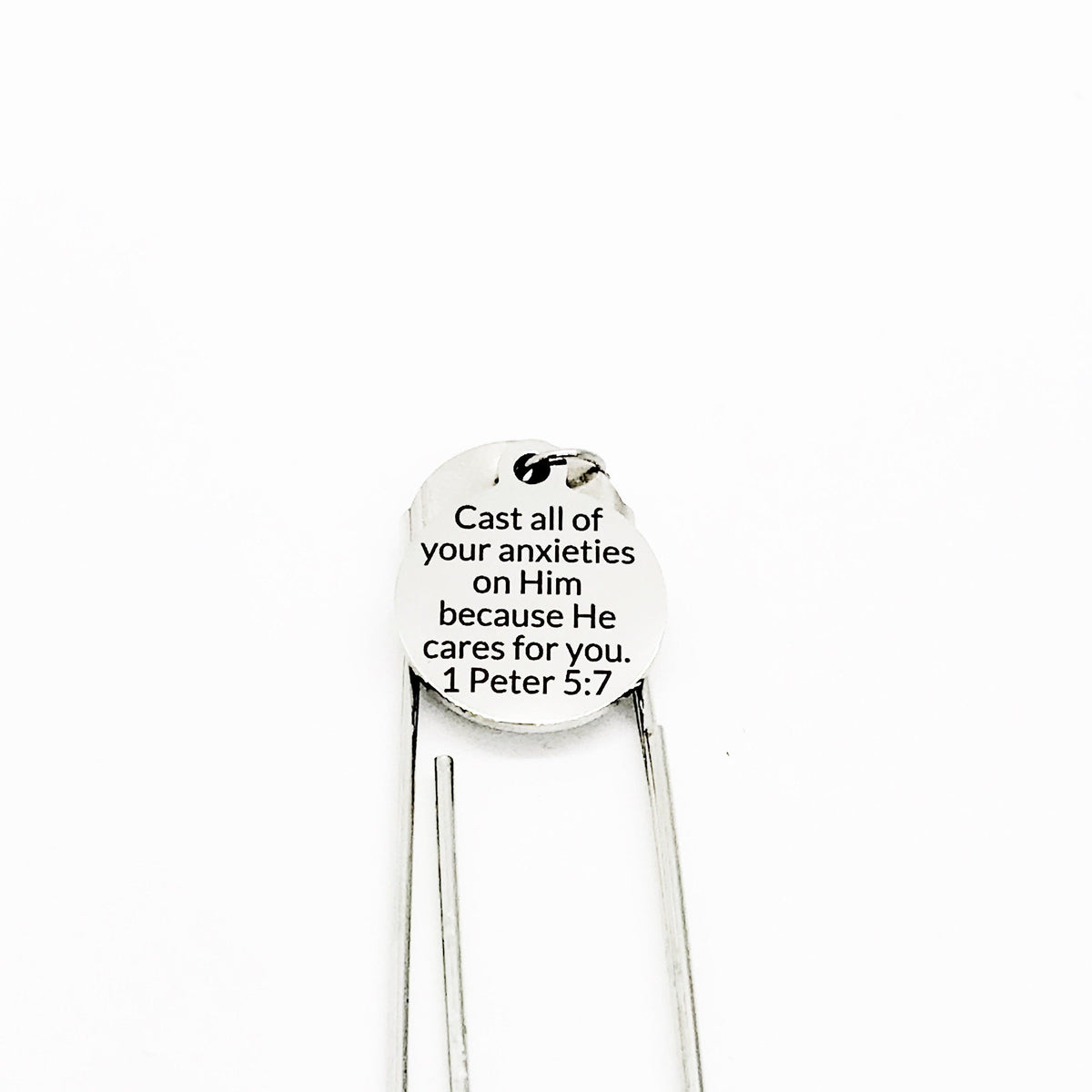 Scripture Gift, Cast All Of Your Anxieties On Him Bookmark, 1 Peter 5 7, No Worries, Bible Verse Gift, Bible Verse Bookmark, Scripture Quote