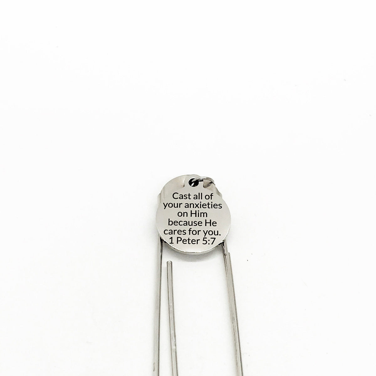 Scripture Gift, Cast All Of Your Anxieties On Him Bookmark, 1 Peter 5 7, No Worries, Bible Verse Gift, Bible Verse Bookmark, Scripture Quote
