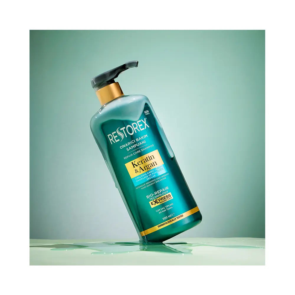 Restorex Keratin & Argan Shampoo for Damaged Hair 900ml