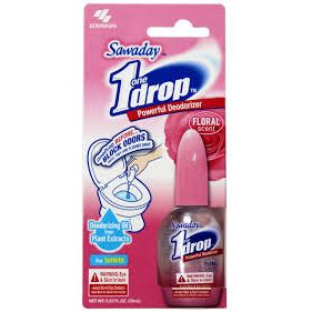 Sawaday™ 1 Drop™ Floral Powerful Deodorizer for Toilets, 0.67 oz