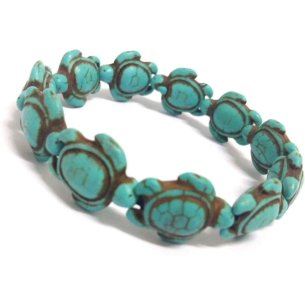 Turquoise Handmade Hawaiian Sea Turtles Bracelet