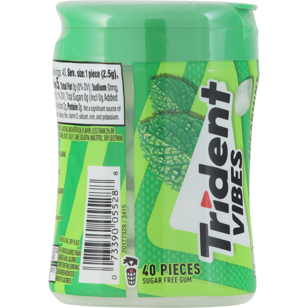 Trident Vibes Sugar Free Spearmint Rush Gum
