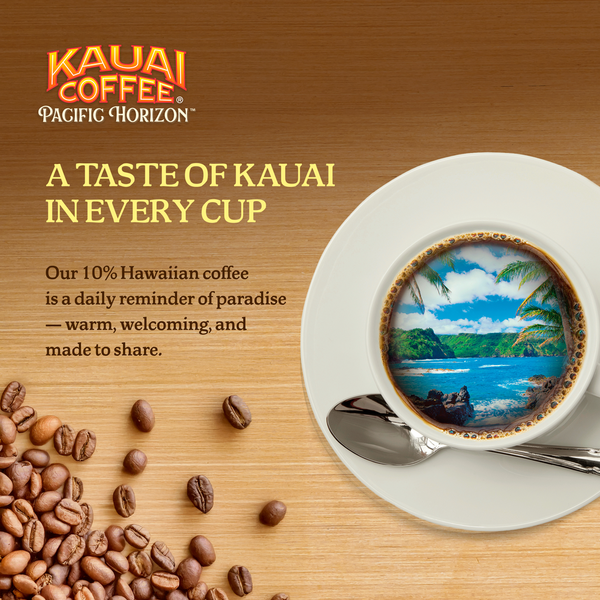 Kauai Coffee K-Cup Pods Ground Vanilla Macadamia Nut Coffee