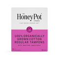 The Honey Pot Company Organic Cotton Regular, BPA-Free Applicator Tampons