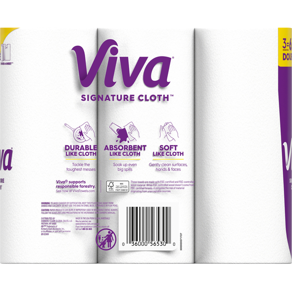 Viva 1-Ply Choose-A-Sheet Double Rolls Paper Towels