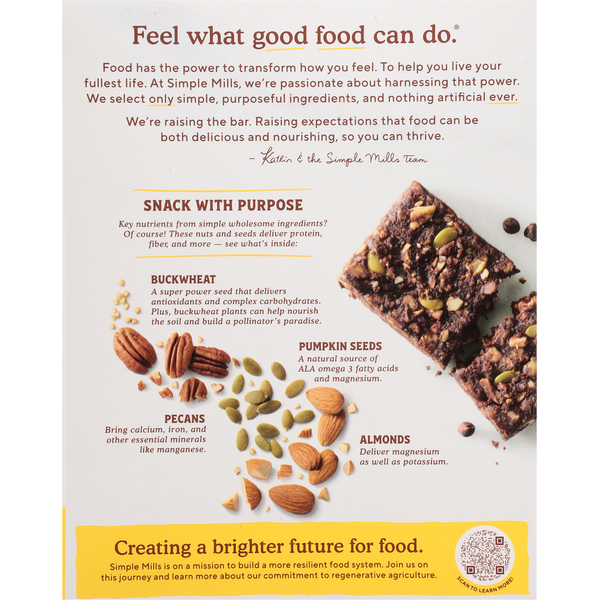 Simple Mills  Nut & Seed Dark Chocolate Sea Salt Trail Bar