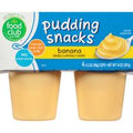 Food Club Pudding Snacks, Banana️