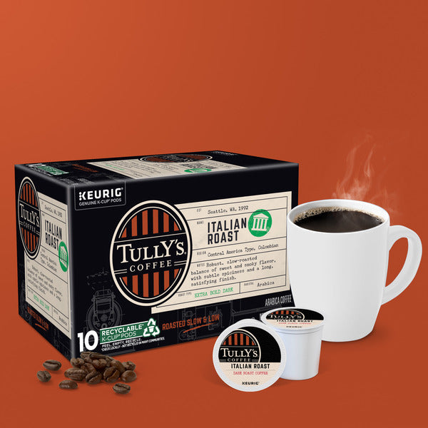 Tully's Coffee Italian Roast K-Cup Pods