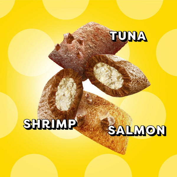 TEMPTATIONS MixUps Crunchy and Soft Cat Treats Surfers' Delight Flavor