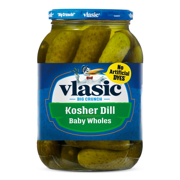 Vlasic Kosher Dill Baby Whole Pickles, Keto Friendly