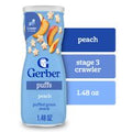 Gerber Stage 3 Baby Snacks Peach Puffs Puffed Grai...
️