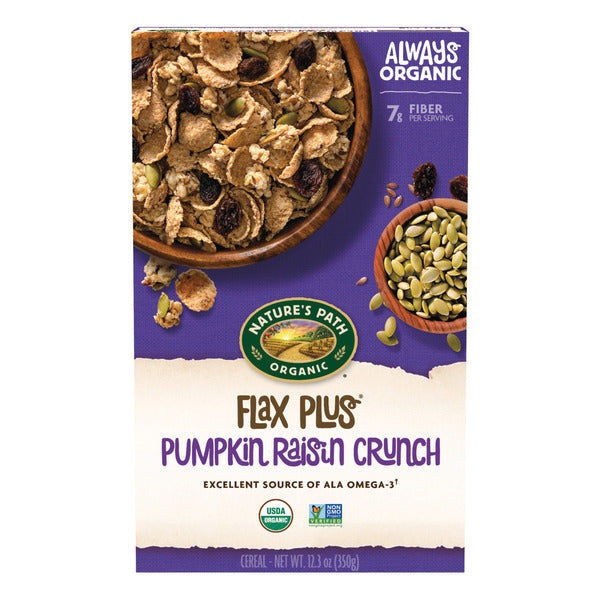 Nature's Path Flax Plus Pumpkin Raisin Crunch Cereal