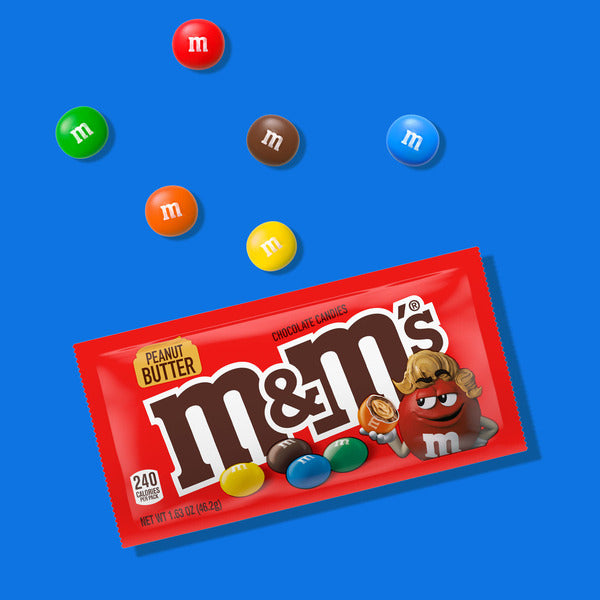 M&M's Peanut Butter Milk Chocolate Candy Full Size