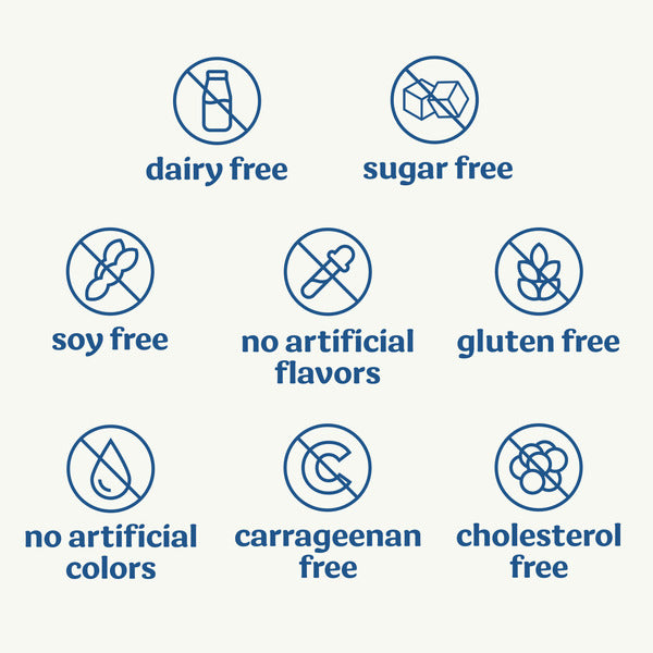 Silk Almond Milk, Unsweet Vanilla, Dairy Free, Gluten Free, Seriously Creamy Vegan Plant Based Milk with 5 Essential Nutrients, 64 fl oz Half Gallon