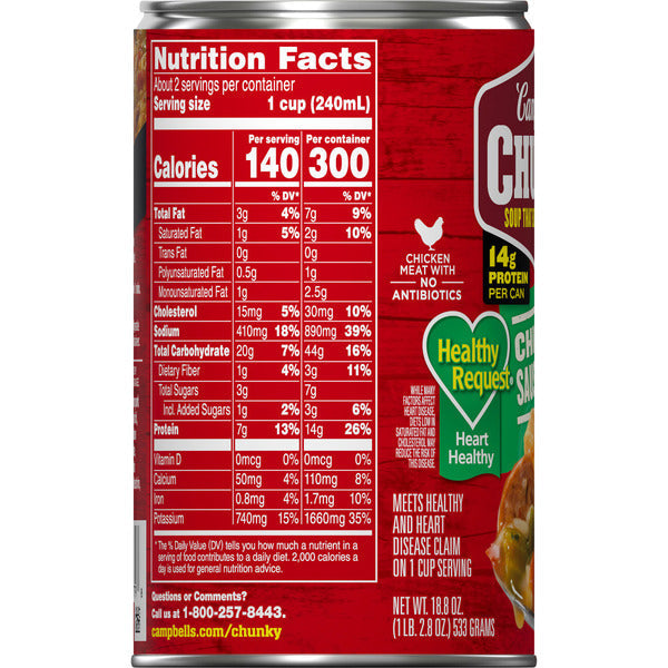 Campbell's Chicken and Sausage Gumbo Soup
