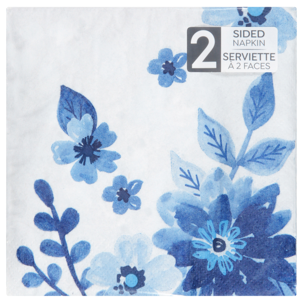 Sensations Royal Florals 2 Sided 2-Ply Napkin