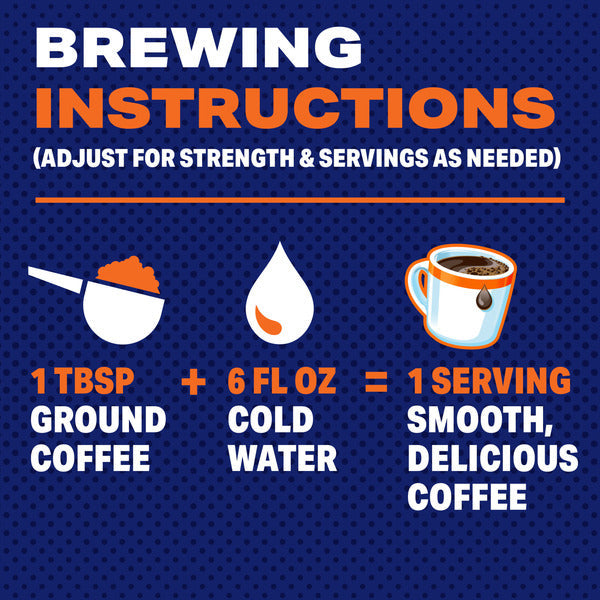 Maxwell House Half Caff Medium Roast Ground Coffee - Caffeine levels may vary