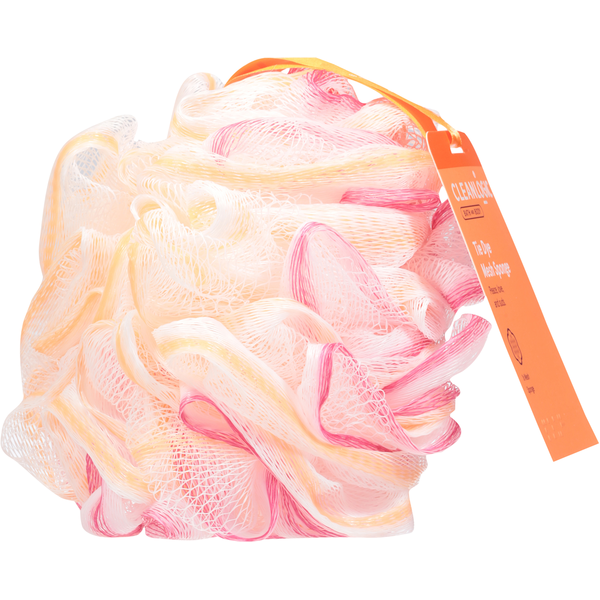 Cleanlogic Body Care Bath and Body Tie Dye Mesh Sponge