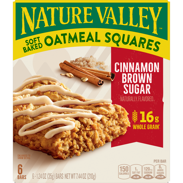 Nature Valley Cinnamon Brown Sugar Soft-Baked Oatmeal Squares