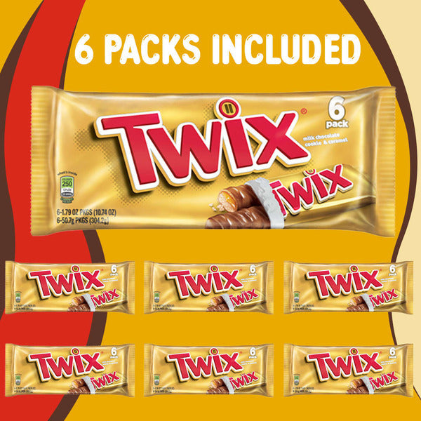 TWIX Caramel Chocolate Cookie Candy Bar Bulk Pack