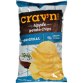 Crav'n Flavor Potato Chips, Original, Ripple