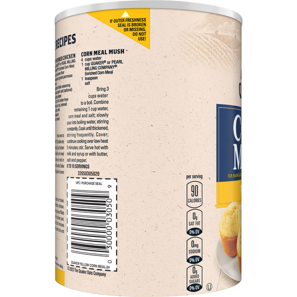 Quaker Corn Meal, Yellow