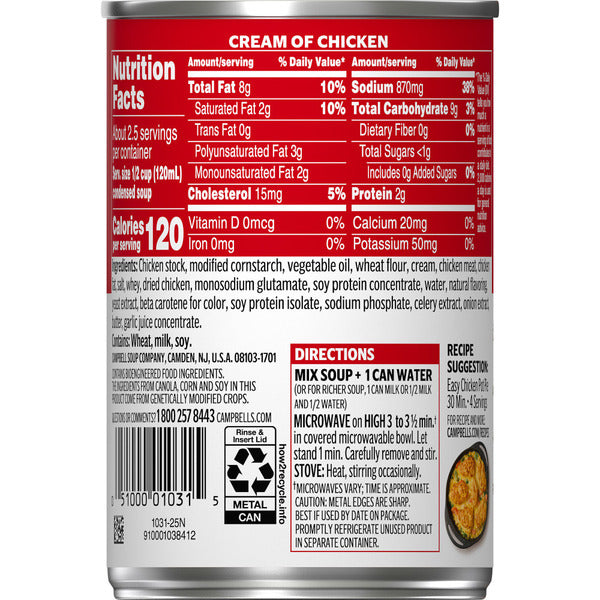 Campbell's Cream of Chicken Soup
