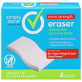 Simply Done Cleaning Pads, Disposable, Eraser, Extra Strength