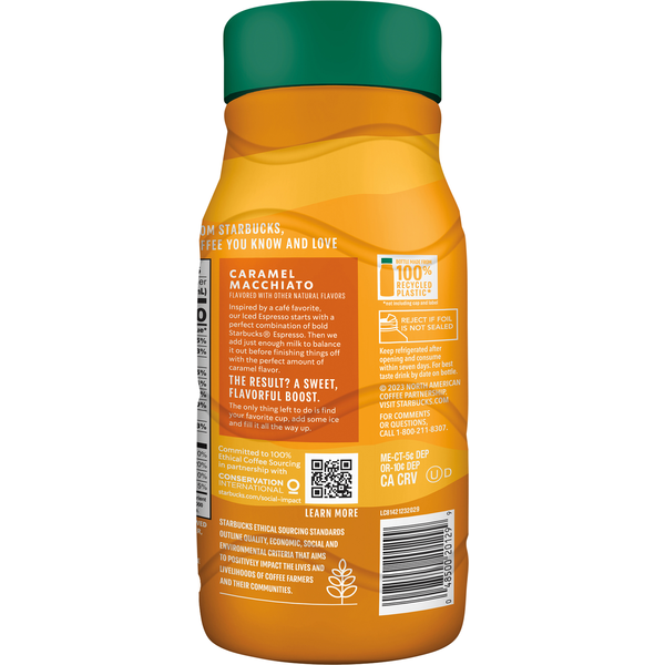 Starbucks Espresso Beverage, Caramel Macchiato, Chilled