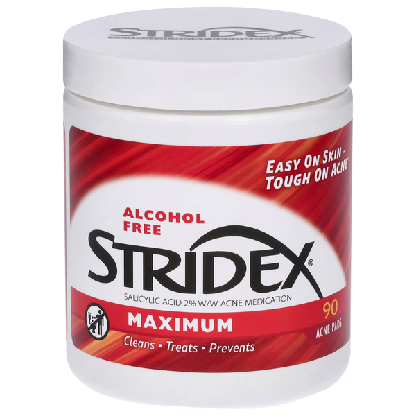 Stridex Alcohol Free Maximum Acne Pads