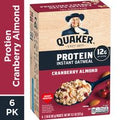 Quaker Protein Instant Oatmeal Cranberry Almond️