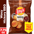 Lay's Wavy Potato Chips Hickory BBQ