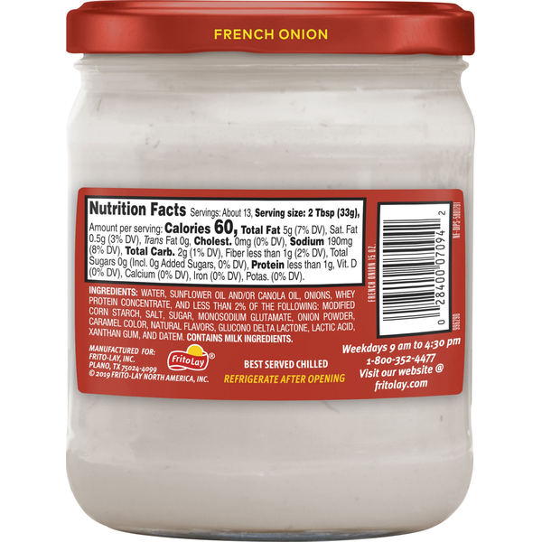 Lay's Dip, French Onion