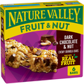 Nature Valley Dark Chocolate Nut Chewy Fruit and Nut Granola Bars