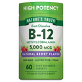 Nature's Truth Vitamin B-12, 5,000 mcg Tablets
