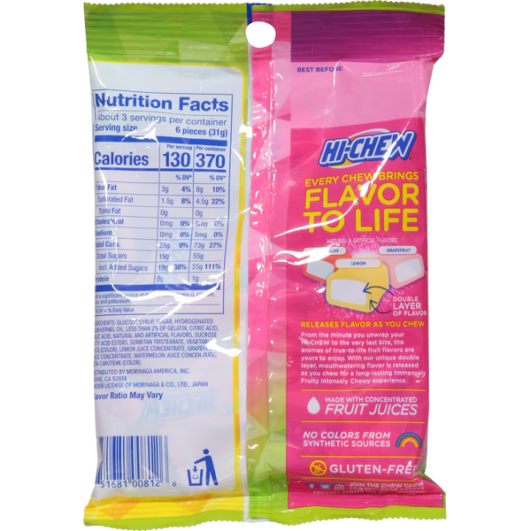 Hi-Chew Fruit Chews, Sweet & Sour Mix