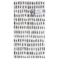 Sensations Modern Monochrome 2 Sided 2-Ply Napkin