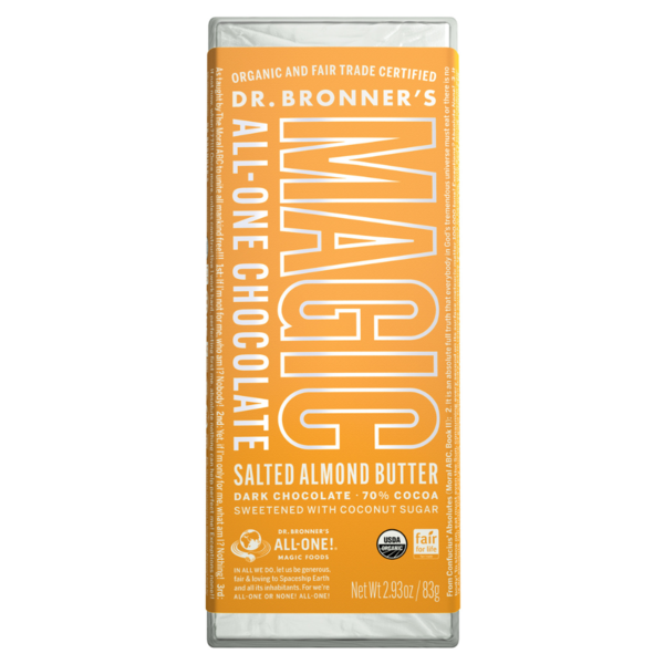 Dr. Bronner's Dark Chocolate Salted Almond Butter