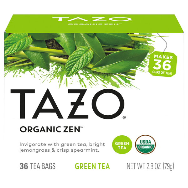 TAZO Tea Organic Zen Tea Bags Green Tea