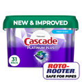 Cascade Platinum Plus Dishwasher Pacs, Fresh Scent