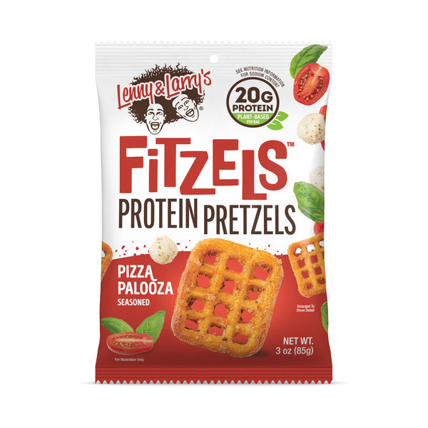 Lenny & Larry's Fitzels Protein Pretzels, Pizza Palooza Seasoned