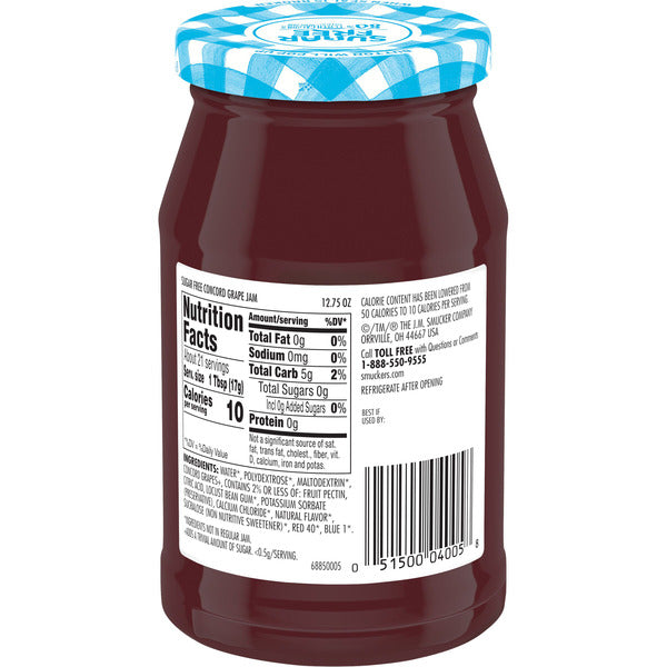 Smucker's Sugar Free Concord Grape Jam