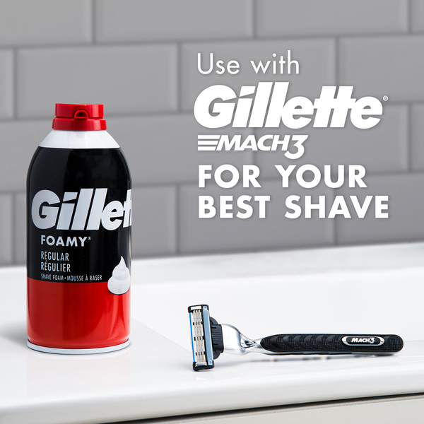 Gillette Foamy Classic Shave Foam for Men Original Scent