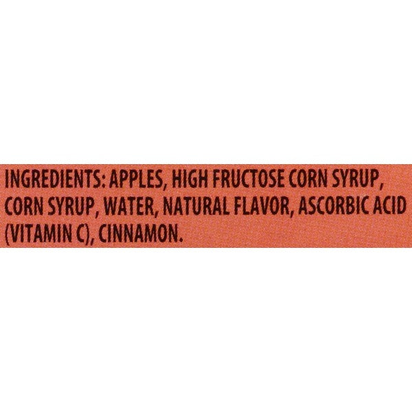 Indian Summer Fruitmates Cinnamon Apple Sauce