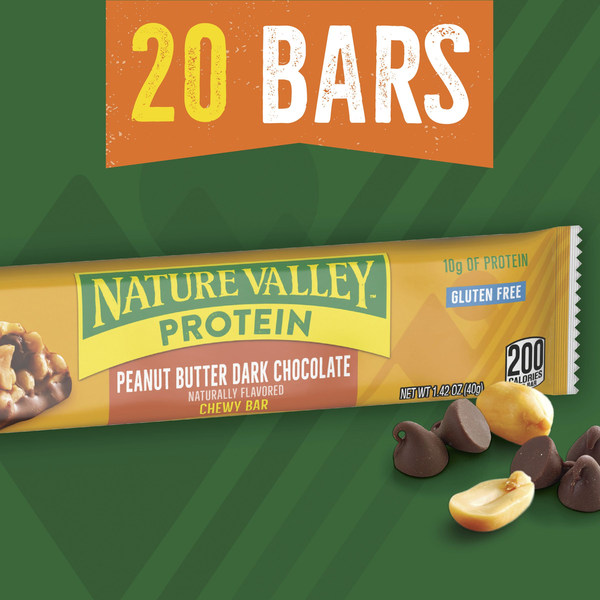 Nature Valley Protein Peanut Butter Dark Chocolate Chewy Bars