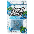 SOUR STRIPS Blue Raspberry Flavored Chewy, Candy Bag, 3.4 oz