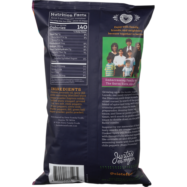 Siete Spicy Dill Pickle Potato Chips